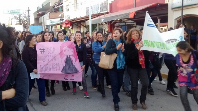 Participación en la marcha Ni Una Menos