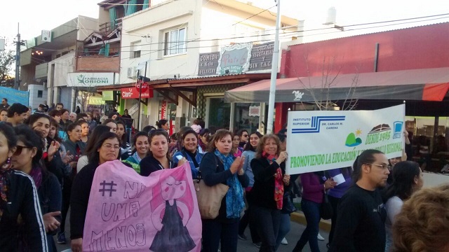 Participación en la marcha Ni Una Menos